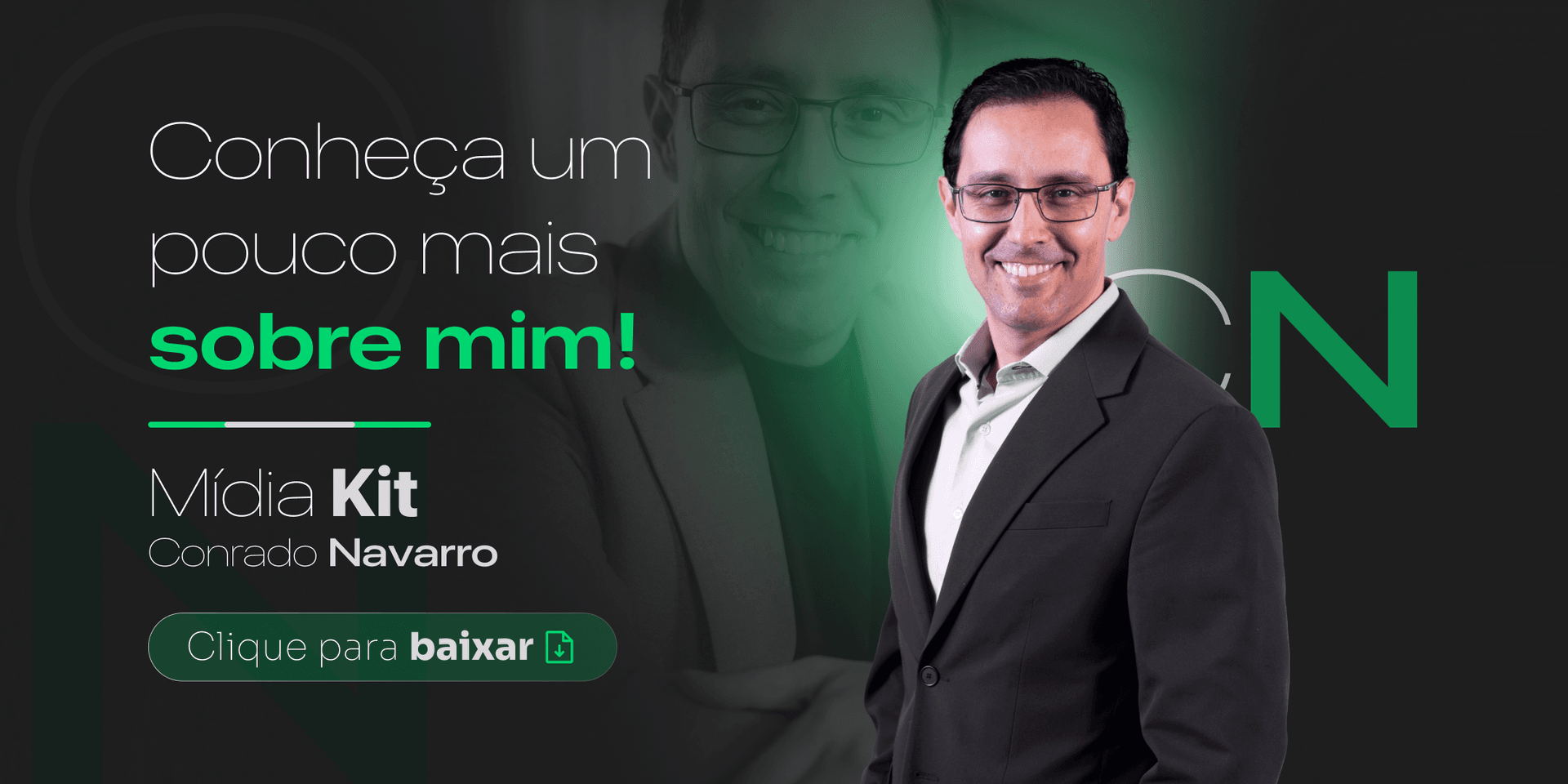 Mídia Kit Conrado Navarro — Conheça um pouco mais sobre mim